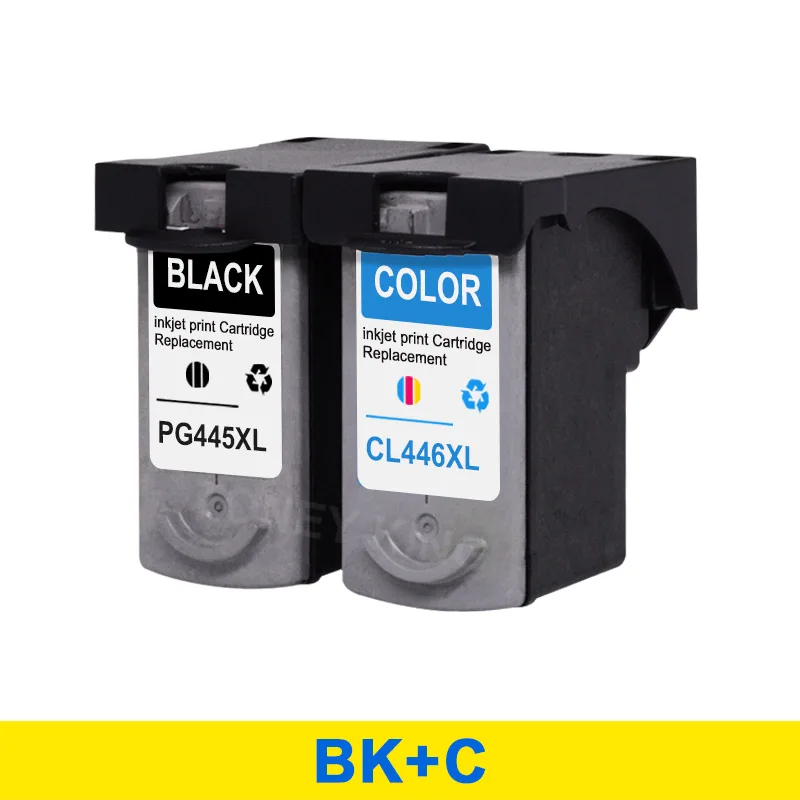 1BK1C Toney universal(король PG445 чернильный картридж PG 445 CL446 CL 446 для Canon pixma MX494 MG2440 MG2540 MG2940 MG2942 MG2944 IP2840 принтер - Цвет: 1BK1C