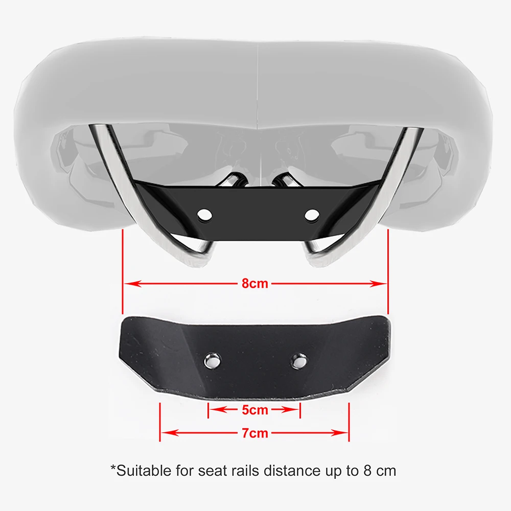 Rhinowalk Bike Saddle Bag Mount Stabilizer Bracket With Rubber Pads Rear Rack Bag Holder Bike Pannier BagTail Seat Saddle Bag