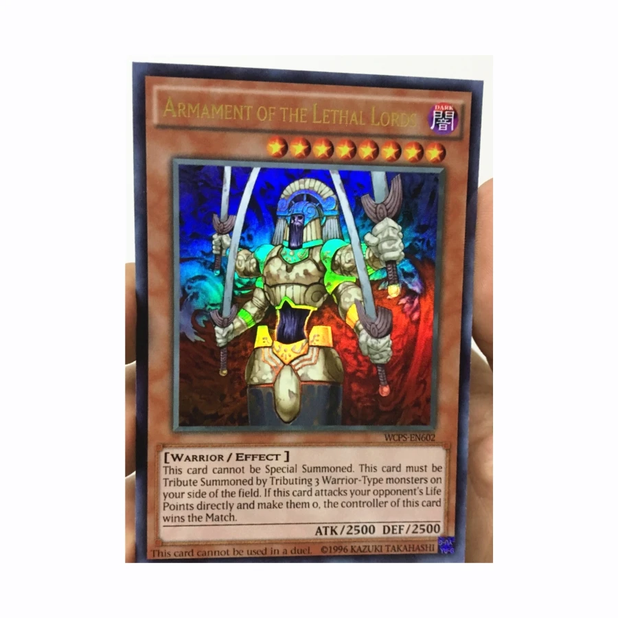 Yu Gi Oh оружие летальных лордов 2006 приз английские игрушки DIY Хобби Коллекционные