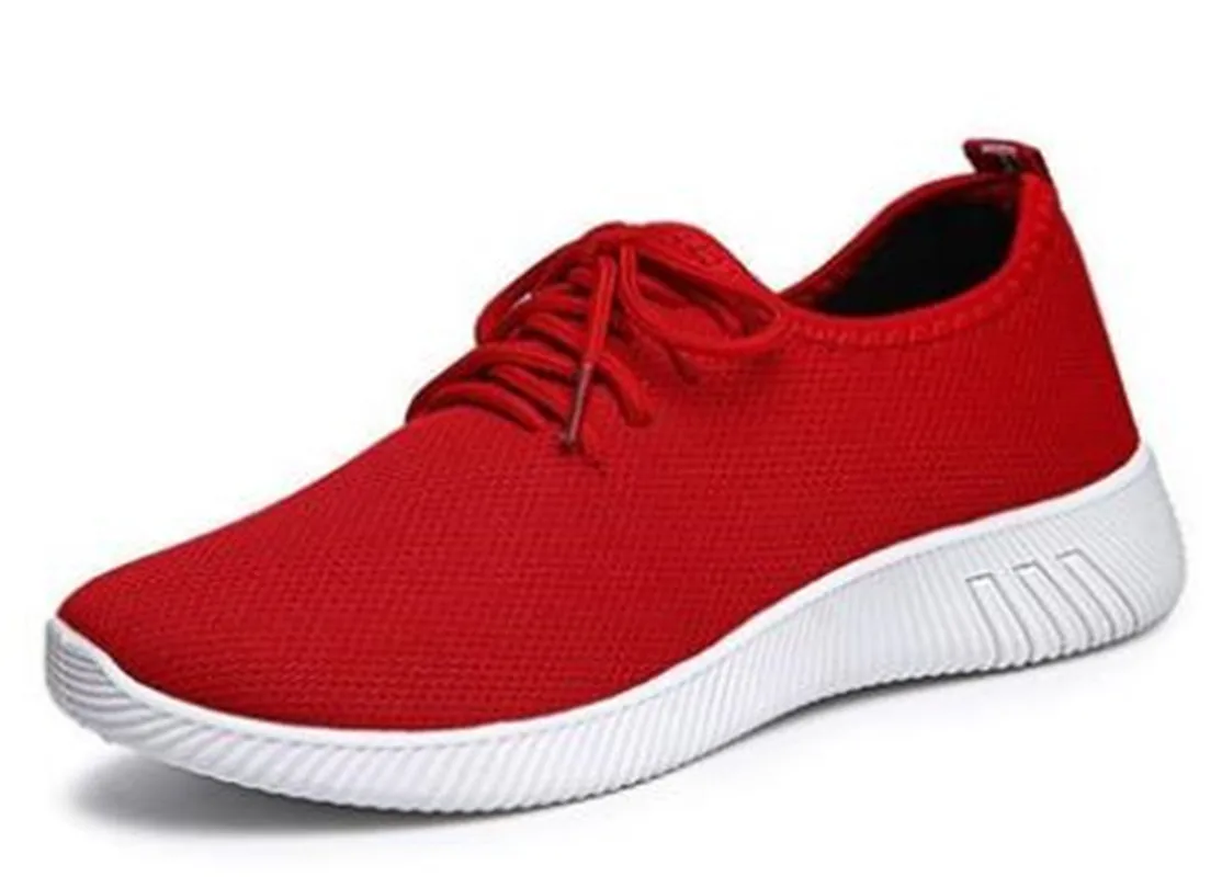 

High Quality Mesh Sneakers Flat Shoes Sport Running Shoes Trend Lightweight Walking Men Sneakers Casual