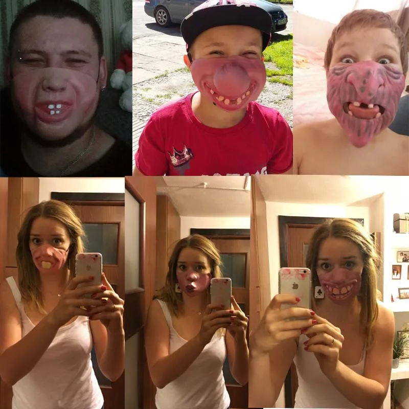 1 шт. забавные Для женщин мужчин вечерние маска латексная клоун Косплэй ужасный