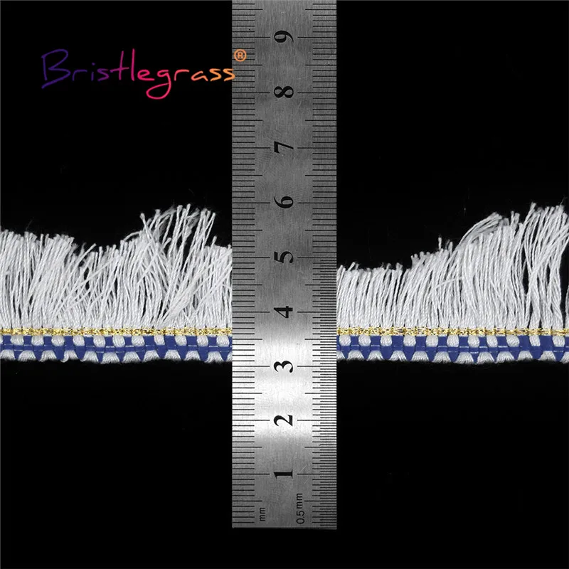 BRISTLEGRASS 1 ярд 2 &quot50 мм Плетеный отделкой из кружева кроше макраме кисточкой лента с