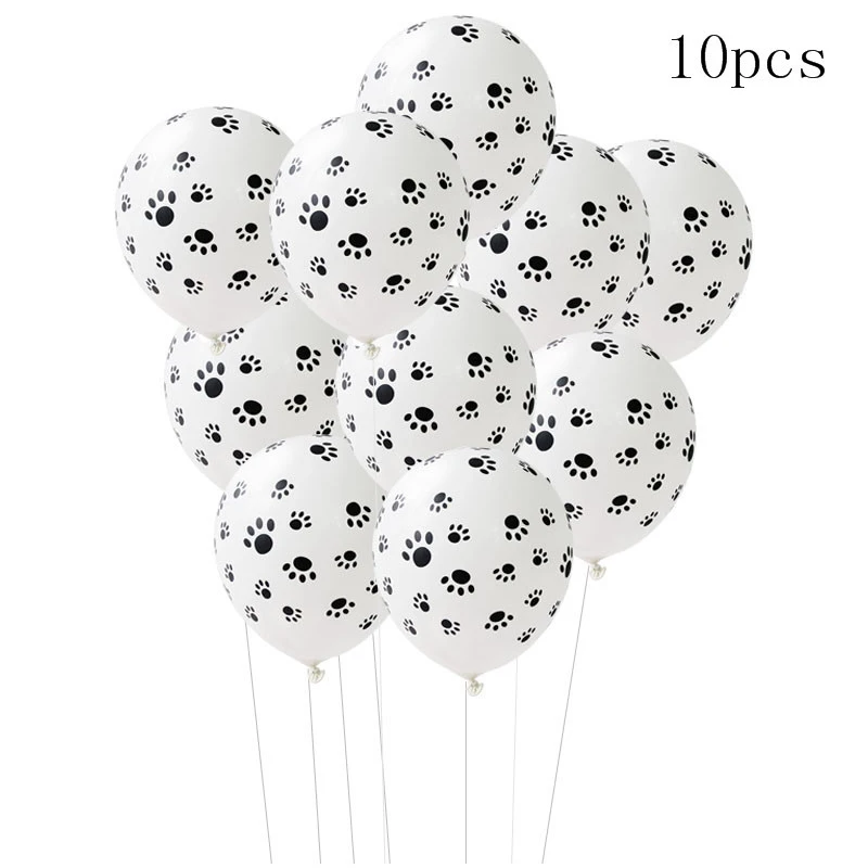 10pcs balloons-B WEIGAO белые оранжевые латексные воздушные шары с принтом животных, вечерние шары в джунглях с днем рождения, воздушные шары в стиле сафари, декор для дня рождения - Цвет: 10pcs balloons-B