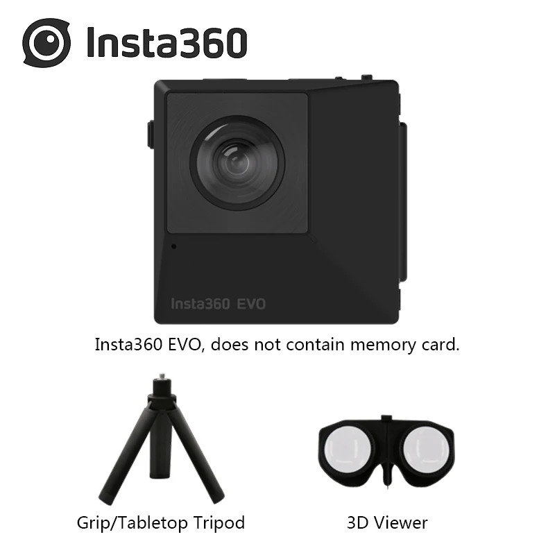 Insta360 EVO 5 7 K Video VR 360 Panoramic Insta 18MP фото для Android iPhone 180 ° 3D съемка двойная линза