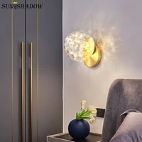 art creative modern led wall light 110v 220v sconce light wall lamp for bedroom bedside light living room dining room kitchen