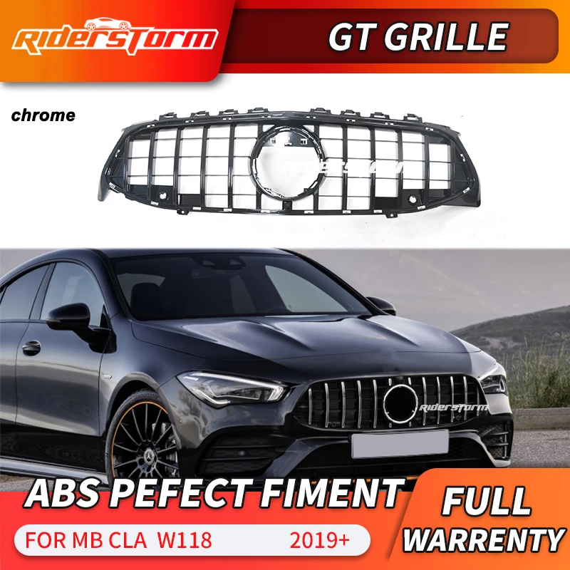 Новинка 2020 автомобильный передний сетчатый гриль для Mercedes CLA Class AMG GT W118 cla200 2019 CLA220
