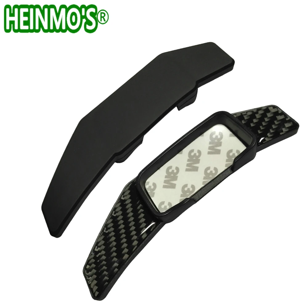 Черное углеродное волокно рычаг переключения руля удлинитель передач авто