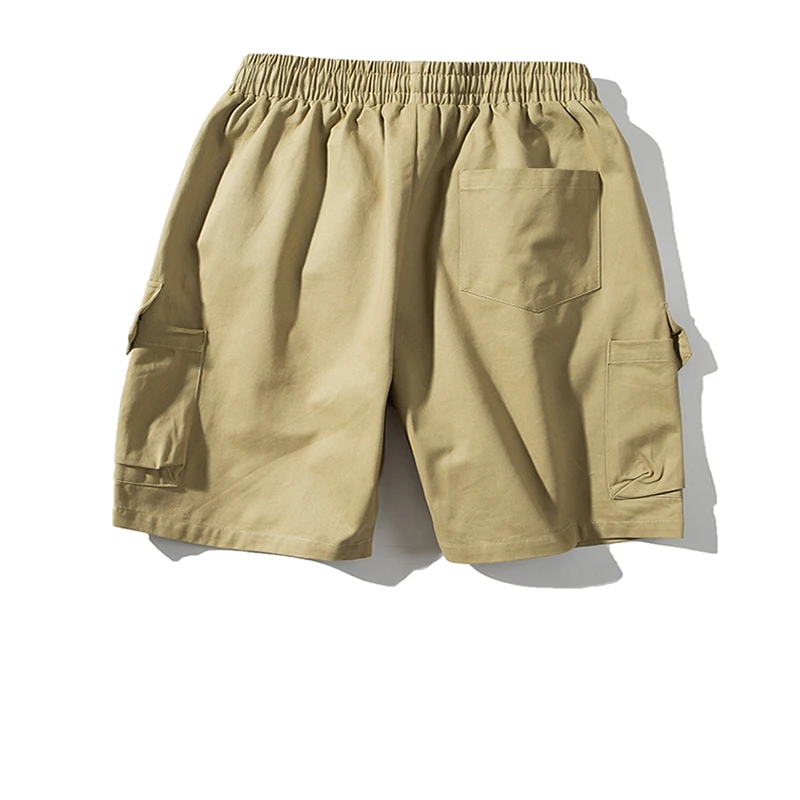 

2021 Summer New Trendy Brand Tooling Pocket All-match Shorts Male Hip-hop Sports Casual Loose Five-point Pants