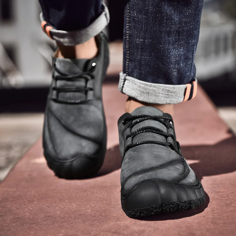 

Casual Male Shoe Casual Fashion Shoes Sneaker Leather Man Shoe Men Leisure Mens Causal Men's Sneakers Black Sport For
