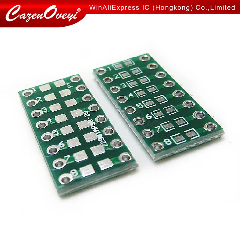 

10pcs/lot 0805 0603 0402 to DIP PCB Transfer Board DIP Pin Board Pitch Adapter keysets In Stock