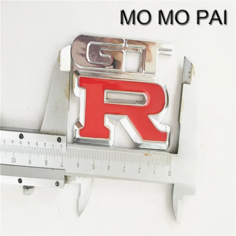 3D Автомобильная эмблема значок наклейка металлический логотип GTR красный |