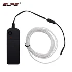 Гибкий неоновый свет 1 м2 м3 м5 м светящийся провод EL Внутреннее освещение автомобиля светсветильник яся Светодиодная лента украшение гирлянда трос Трубка линия DIY