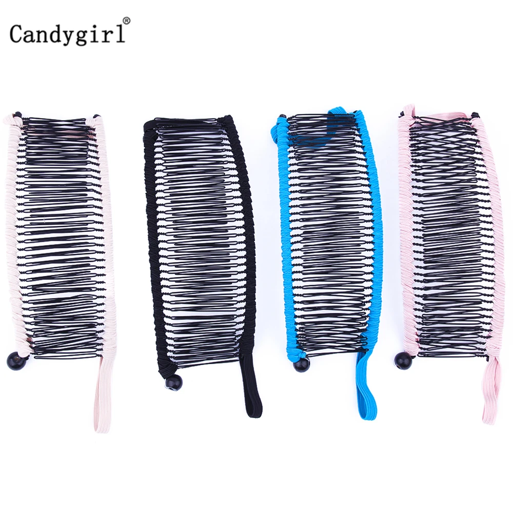 

Banana Clip for Thick Natural Heavy Curly Hair Vintage Stretchable Hair Clip Adjust Multi-Styles Comb Hair Accessories