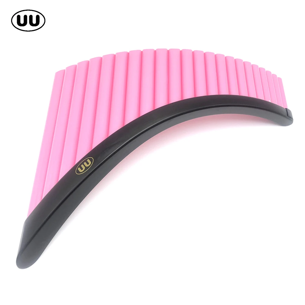 UU Pan флейта 22 трубы Panpipes G ключ настраиваемый Flauta ABS пластик румынская база Panflute Профессиональный Pan Pipe музыкальный инструмент