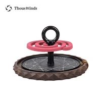 thous winds mosquito coil ash tray outdoor camping can be hung solid wood black walnut white oak mosquito coil ash tray
