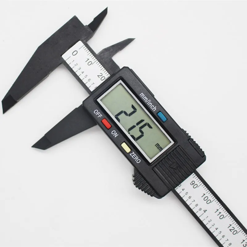 150mm 0.1m Digital Vernier Calipers measure 6inch LCD Electronic Carbon Fiber Gauge height Micrometro Strumento