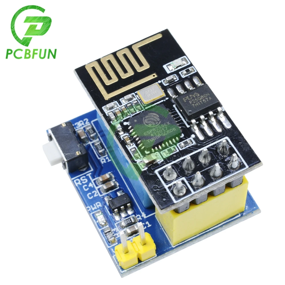 ESP8266 DHT11 Temperature and Humidity WIFI Adapter Board Module+ESP-01S Module 802.11 b/g/n 3.7V-12V VCC GND FOR Arduino | Электронные