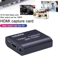 hdmi video capture device 1080p 4k hdmi to usb 2 0 video capture card dongle game record live streaming broadcast local loop out