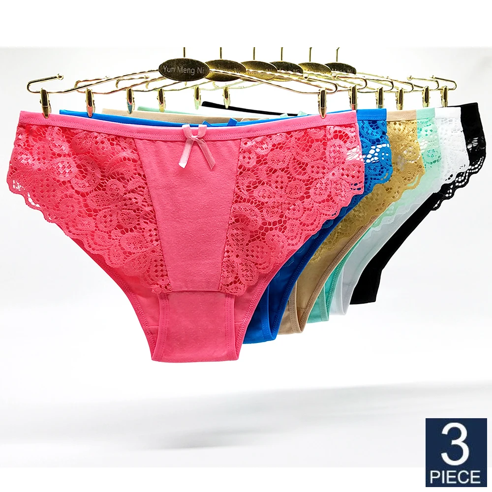 

Alyowangyina, 3 шт./лот, 3 цвета, хлопковые однотонные женские трусы, комфортное нижнее белье, женские сексуальные трусики, 89308