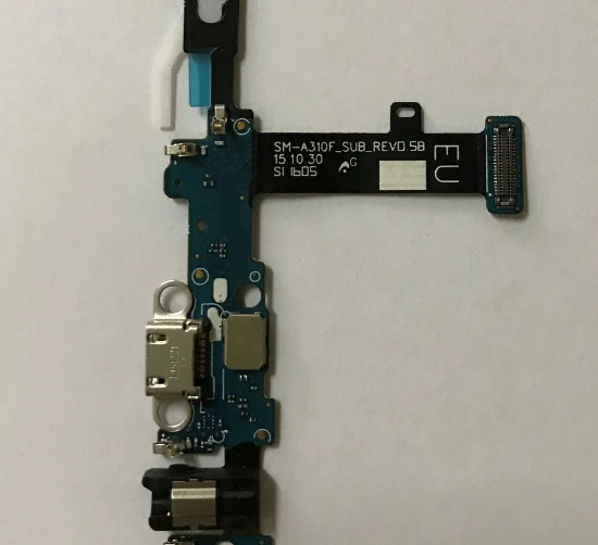 1 шт. USB док-станция зарядное устройство для samsung Galaxy A5 A510F A310F A710F микрофон кнопка домой разъем для наушников гибкий кабель