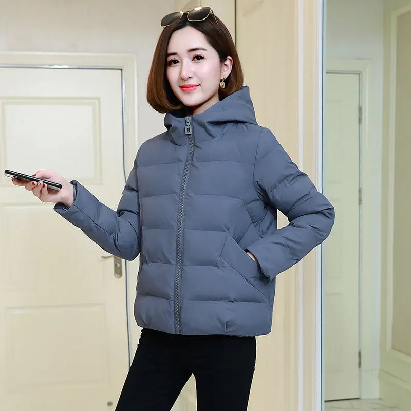 Warehouse clearing, autumn winter fashion hat, cotton padded jacket, loose and thin, all kinds of short women's cotton clothes