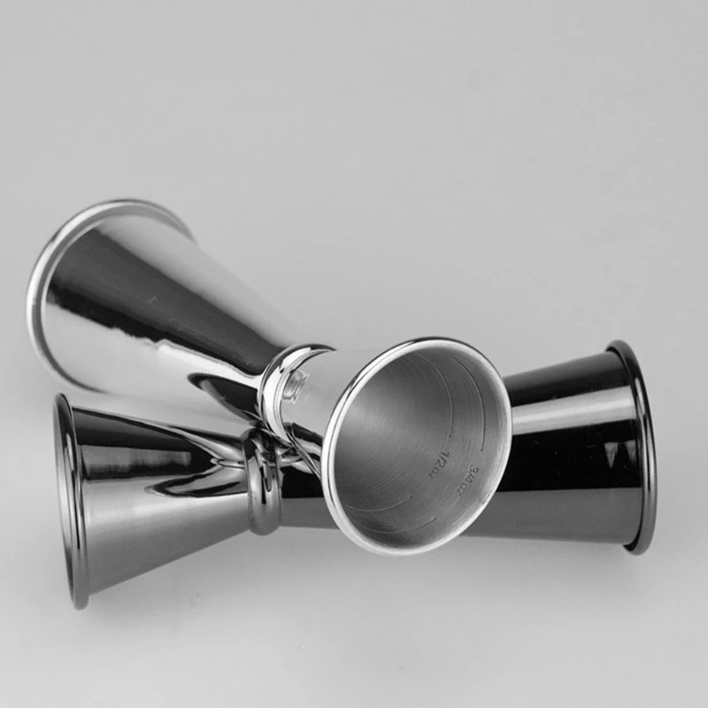 

Двойная модель, японский дизайн, нержавеющая сталь, коктейльный бар Jigger 1 унция/2 унции, мерная чашка для домашвечерние, клуба, бара 85DA