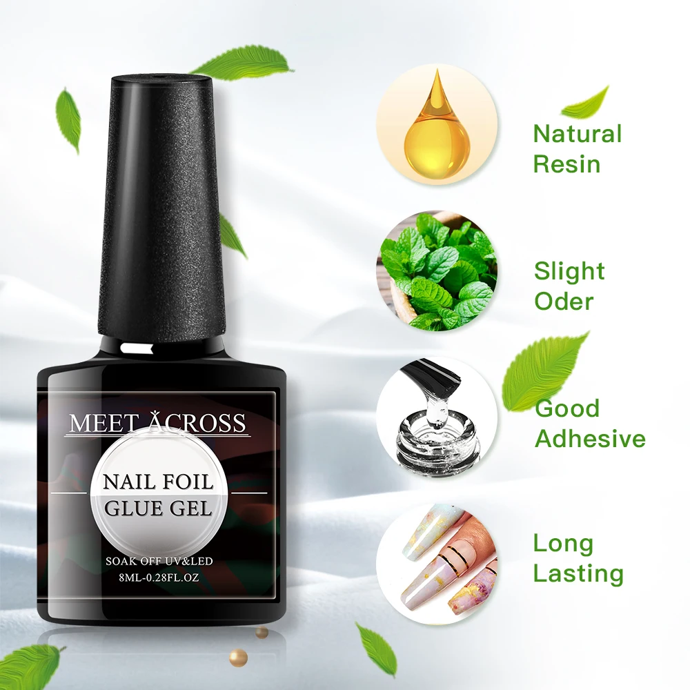 8 мл Фольга для ногтей Клей стикер звездное небо переводной клей экологический