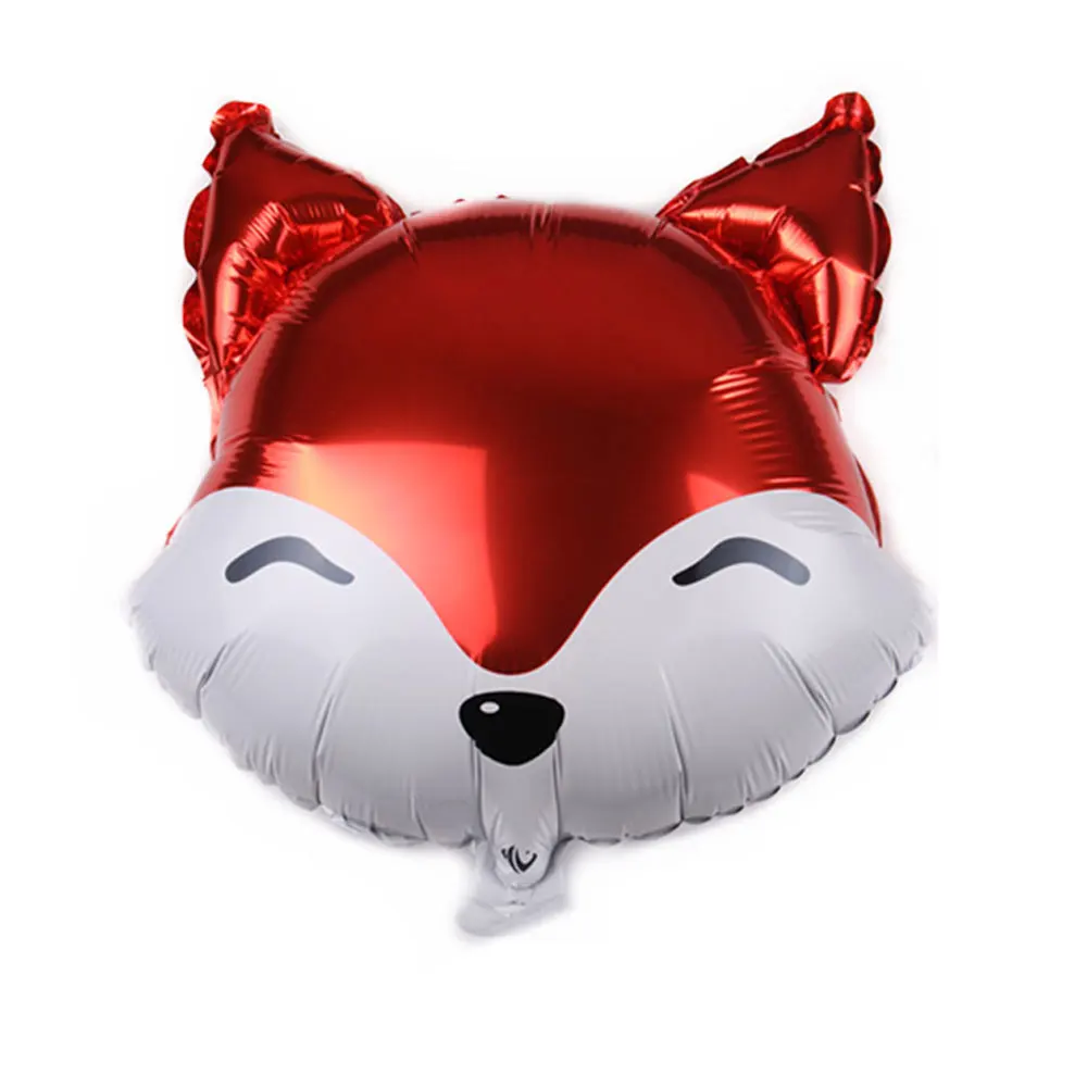 

18inch Animal Head Foil Balloons Boy Girl Birthday Gifts Decorations Helium Air Ball Toys Baby Shower Wedding Party Supplies