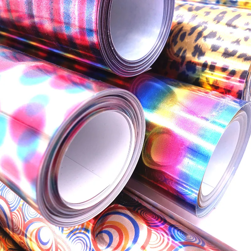 10 &quotx 20&quot 1 рулон Лазерная Радуга теплопроводная поливинилхлоридная плёнка с