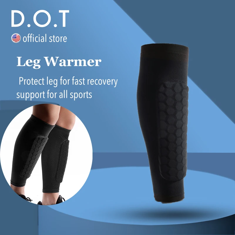 

1PC D.O.T Running Leg Warmers Calf Compression Sleeve Leg High Protector Gaiters Elastic Sports Wrap Guard Leg Warmer
