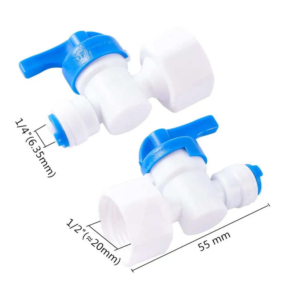 Фильтр обратного осмоса Системы очиститель 1/2 &quotвнутренняя резьба до 1/4&quot трубы