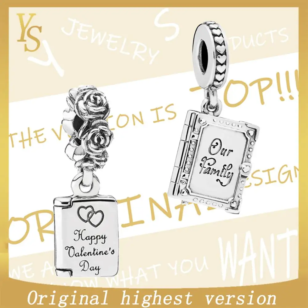 YS 100% S925 амулеты высокого качества Высококачественная версия 1:1 оригинал