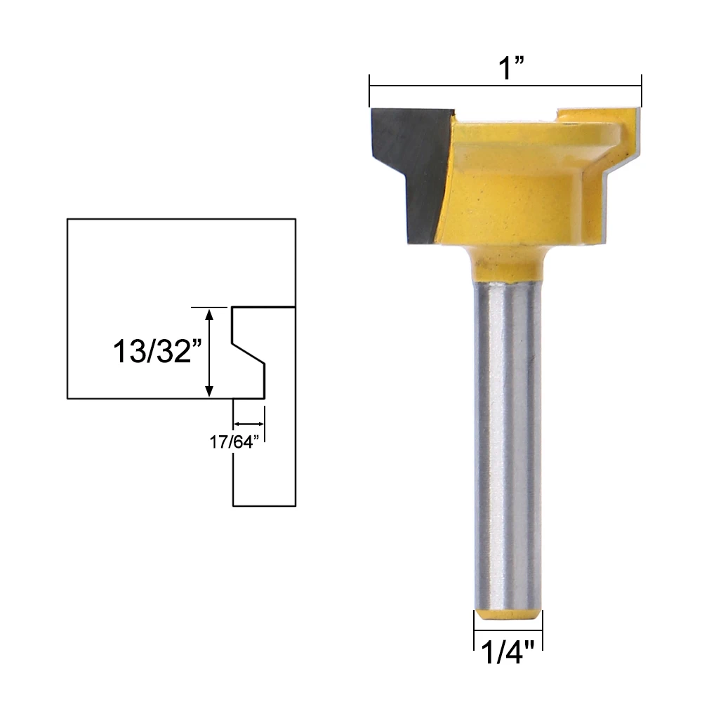 1/4 Inch Shank Drawer Front Lock Joint Router Bit Reversible Woodworking Tool Wood Cutter Milling | Инструменты