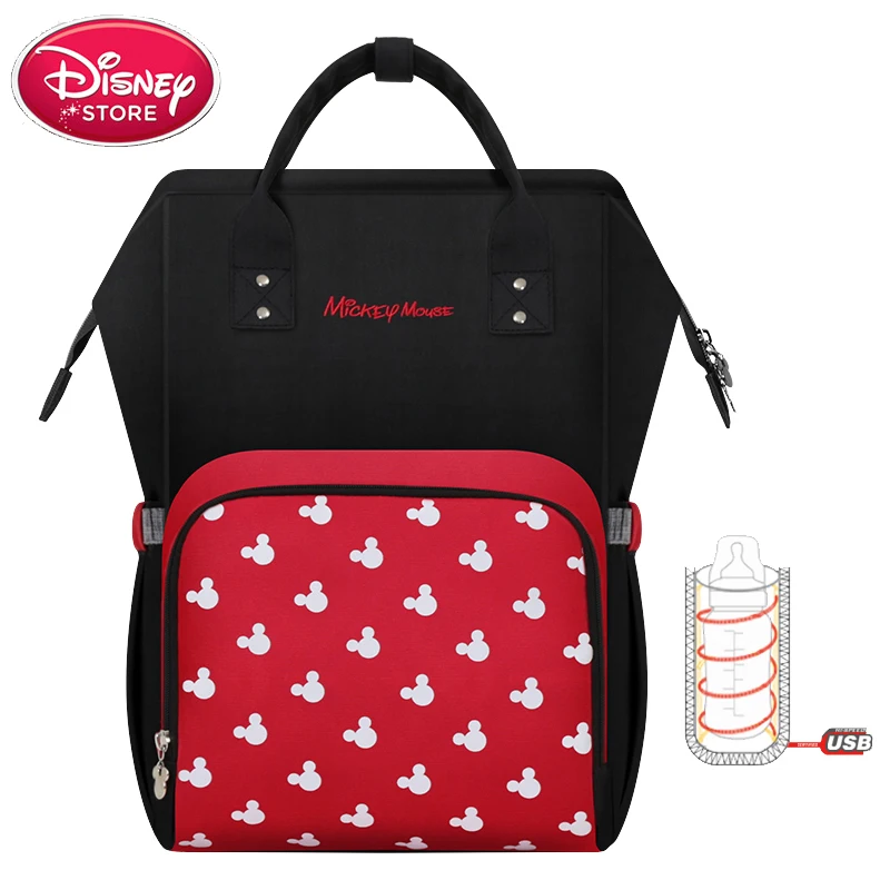 Disney мумия сумки для подгузников с USB теплоизоляционное хранилище детского