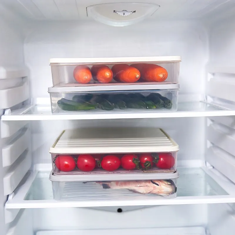 Домашний холодильник коробка для хранения еды с крышкой герметичный контейнер