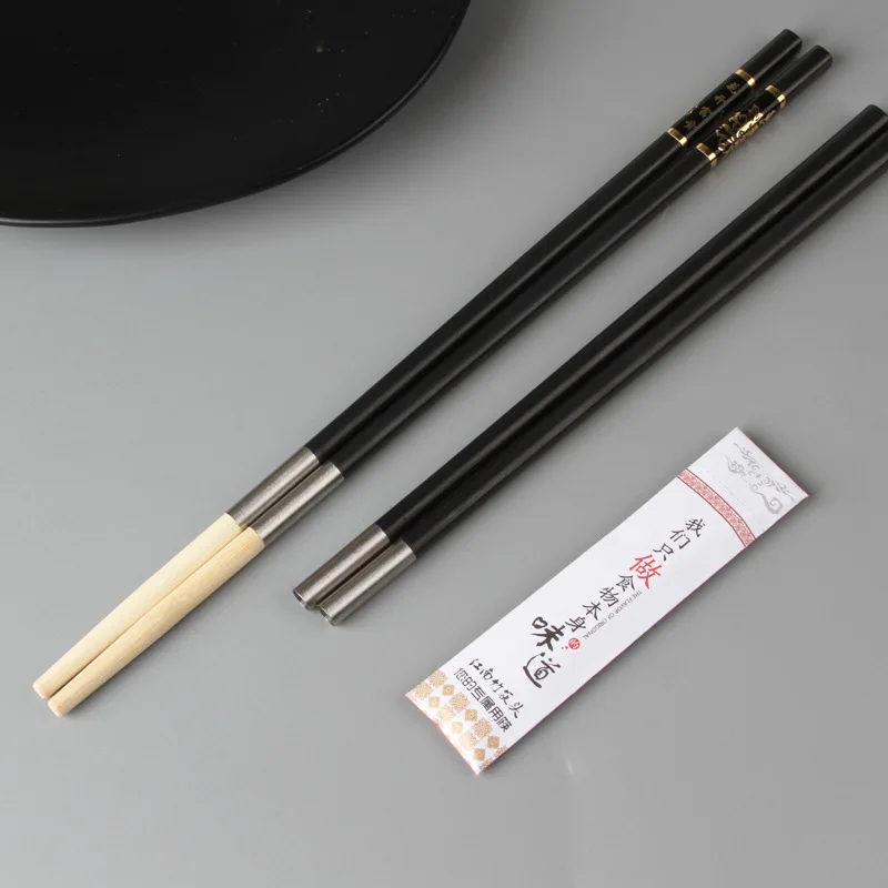 

1 Pair of Disposable Chopsticks, Melamine Head-changing Chopstick Body, Chinese Non-slip, Reusable Sushi Food Kitchen Tools