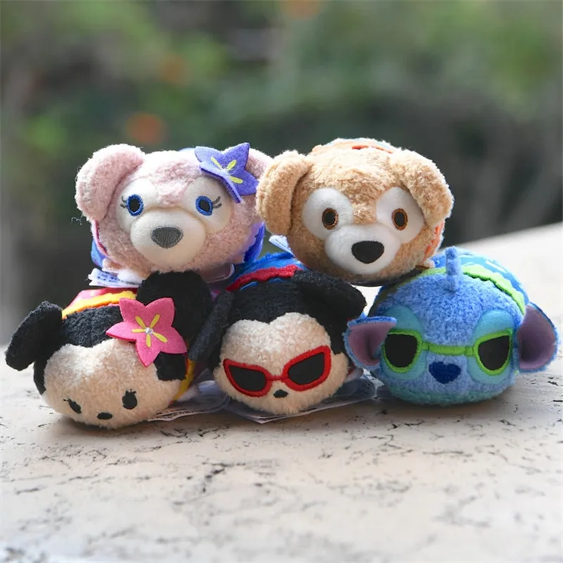 DISNEY TSUM Aulani Гавайская Серия мягкие плюшевые игрушки Kawaii Микки Маус Стич Плюшевые