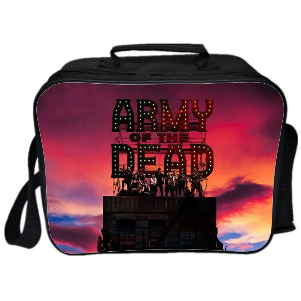 

Army Of The Dead Lunch Bag Boy Girl School Food Box Children Students Portable Lunch Bags Men Women Thermal Food Picnic Box