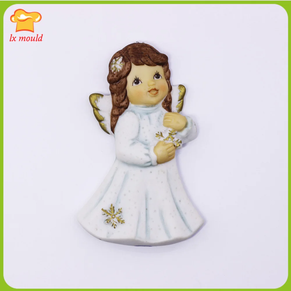 

DIY Girl Silicone Mold Resin Fondant Candy Craft Tool