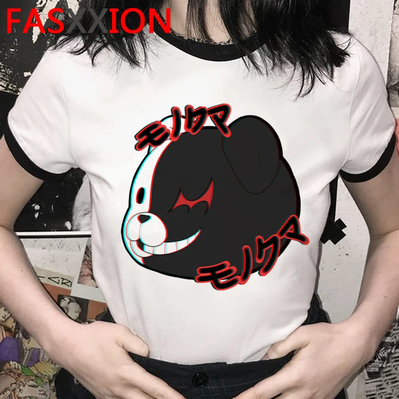 Футболка 90-х Ouma Kokichi милая футболка из аниме данганронпа кокичи Ома V3 футболки