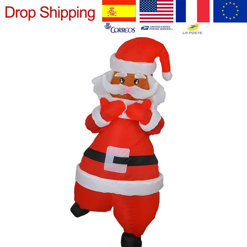 Надувные костюмы Санта Клауса Рождественский Аниме Косплей костюм для женщин
