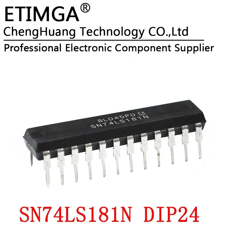 

2PCS/LOT SN74LS181N 74LS181 DIP-24 Arithmetic Logic Unit