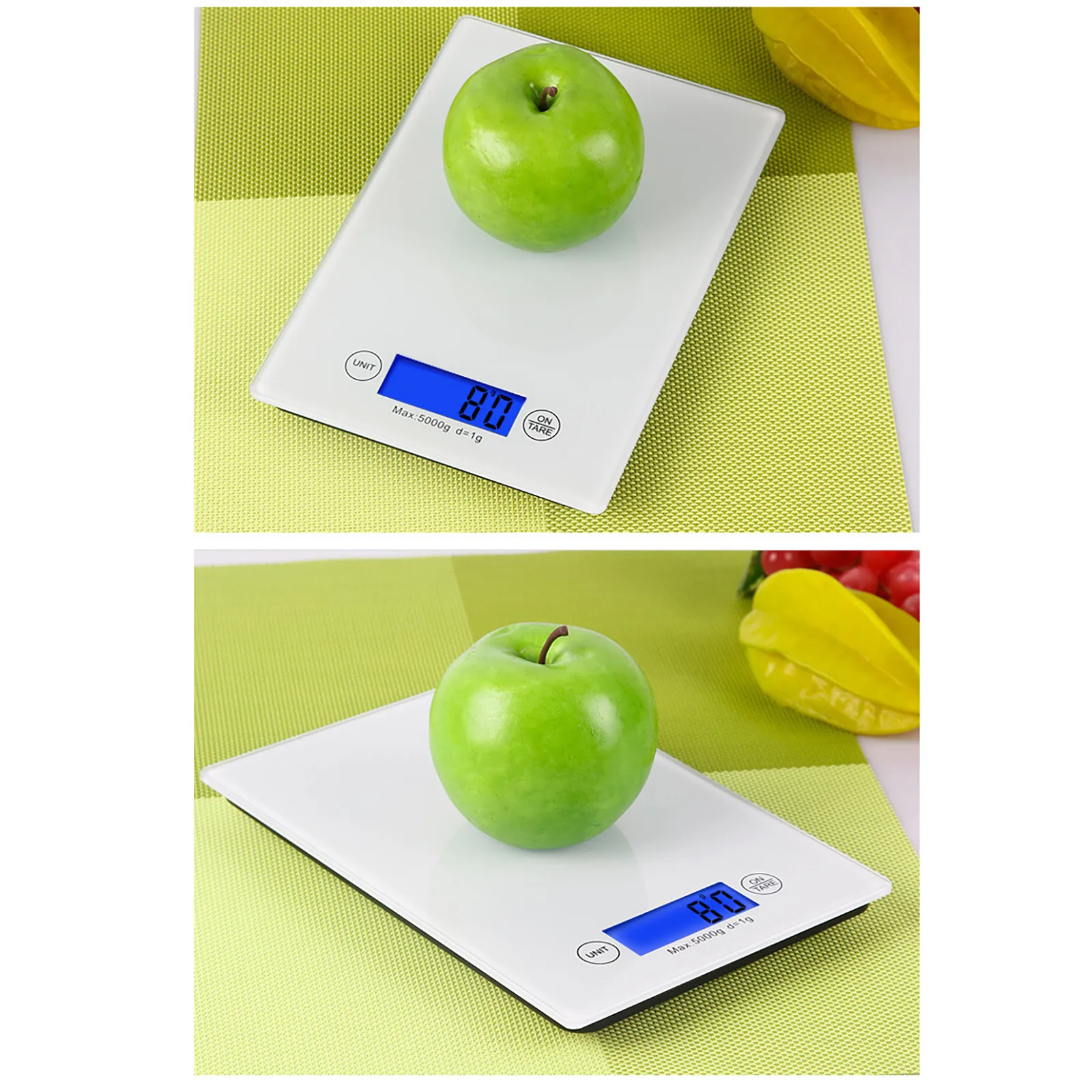 Бытовые кухонные весы для выпечки и еды небольшие электронные весом 5 кг