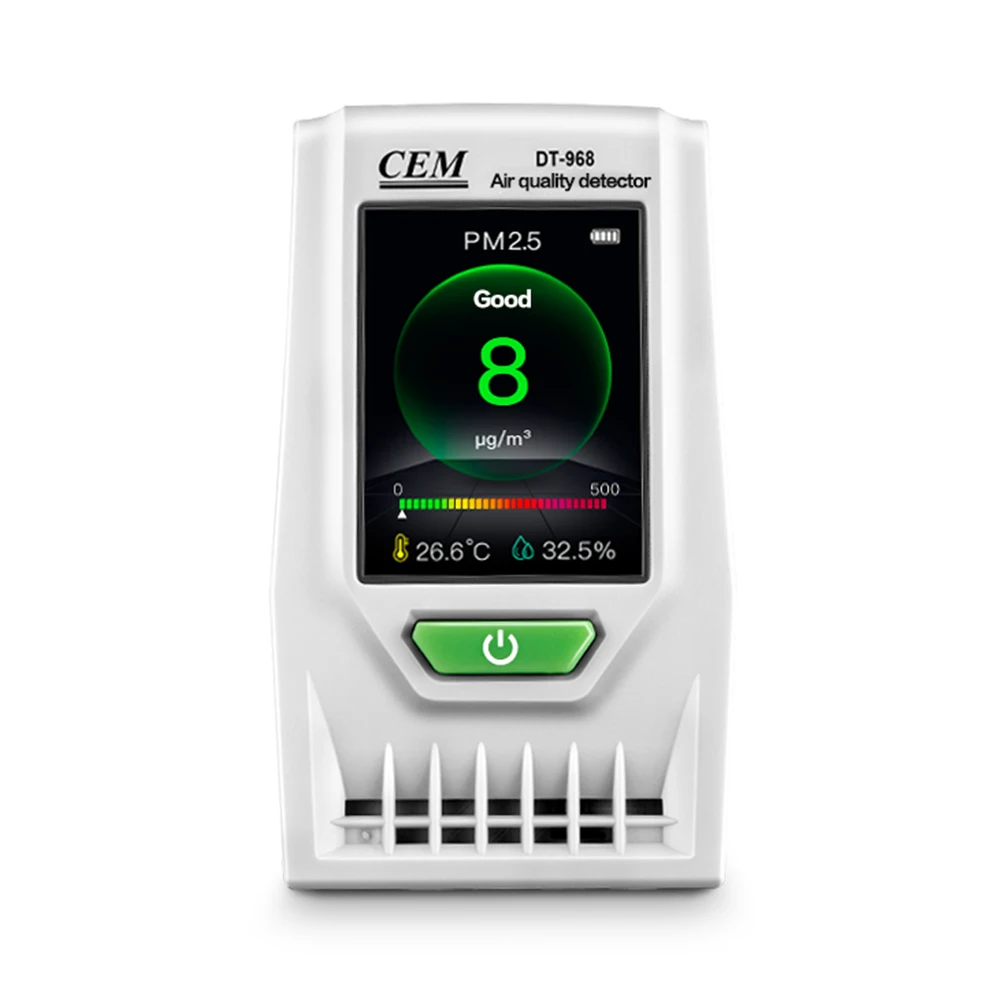 Монитор качества воздуха для помещений emec DT 968/969 AQI PM2.5 PM10 анализатор температуры