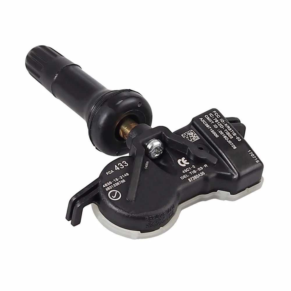 Автовыход для 4 шт. TPMS датчик давления в шинах для 68313387AB 433 МГц датчик контроля давления в шинах