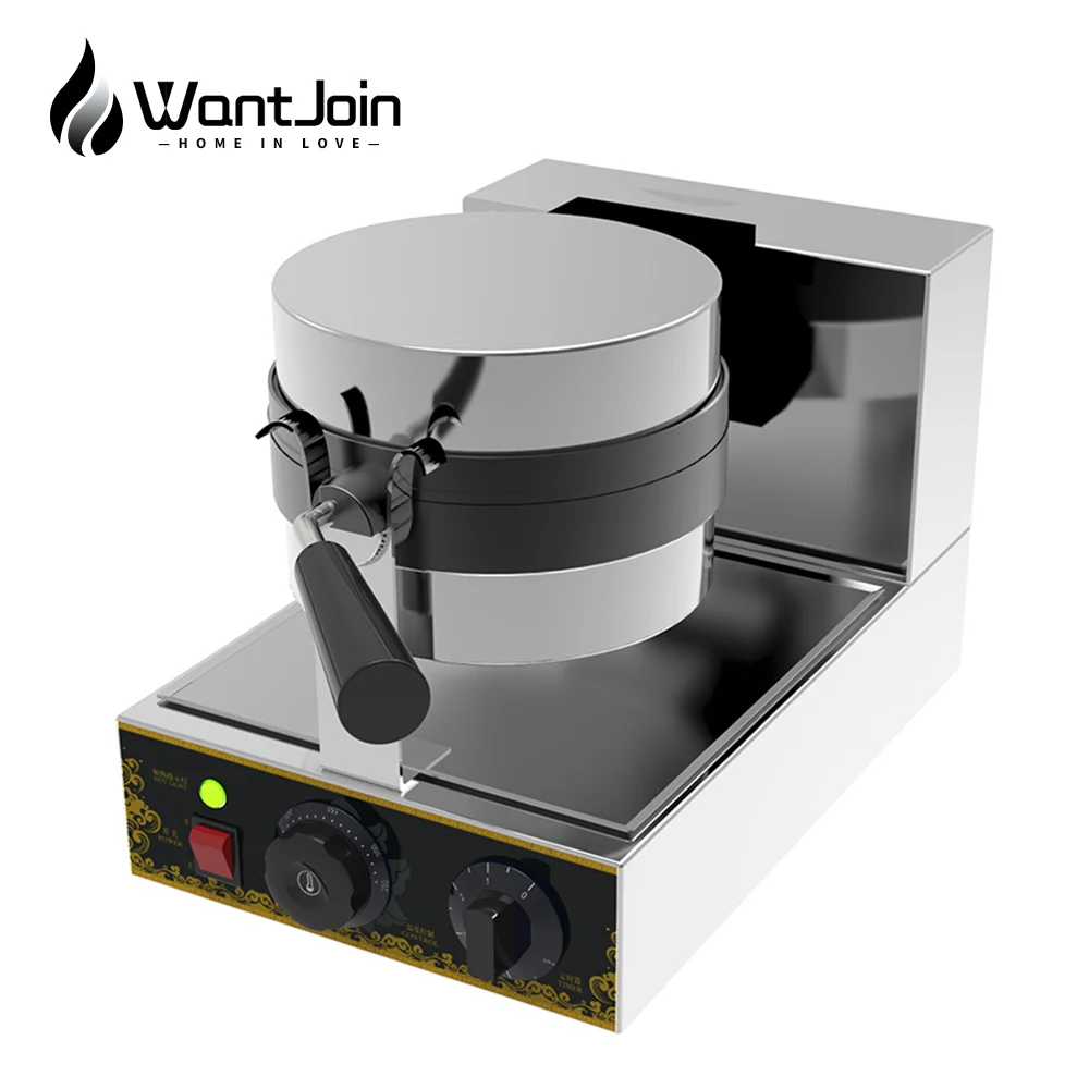 WantJoin Электрический вафельница машина круглый коммерческий гайка гриль Tornitsa Hazel
