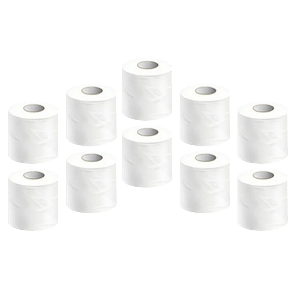 10 Rolls Comfortable 4 Ply Soft Professional Series Toilet Paper Strong and Highly Absorbent Tissue Roll | Обустройство дома