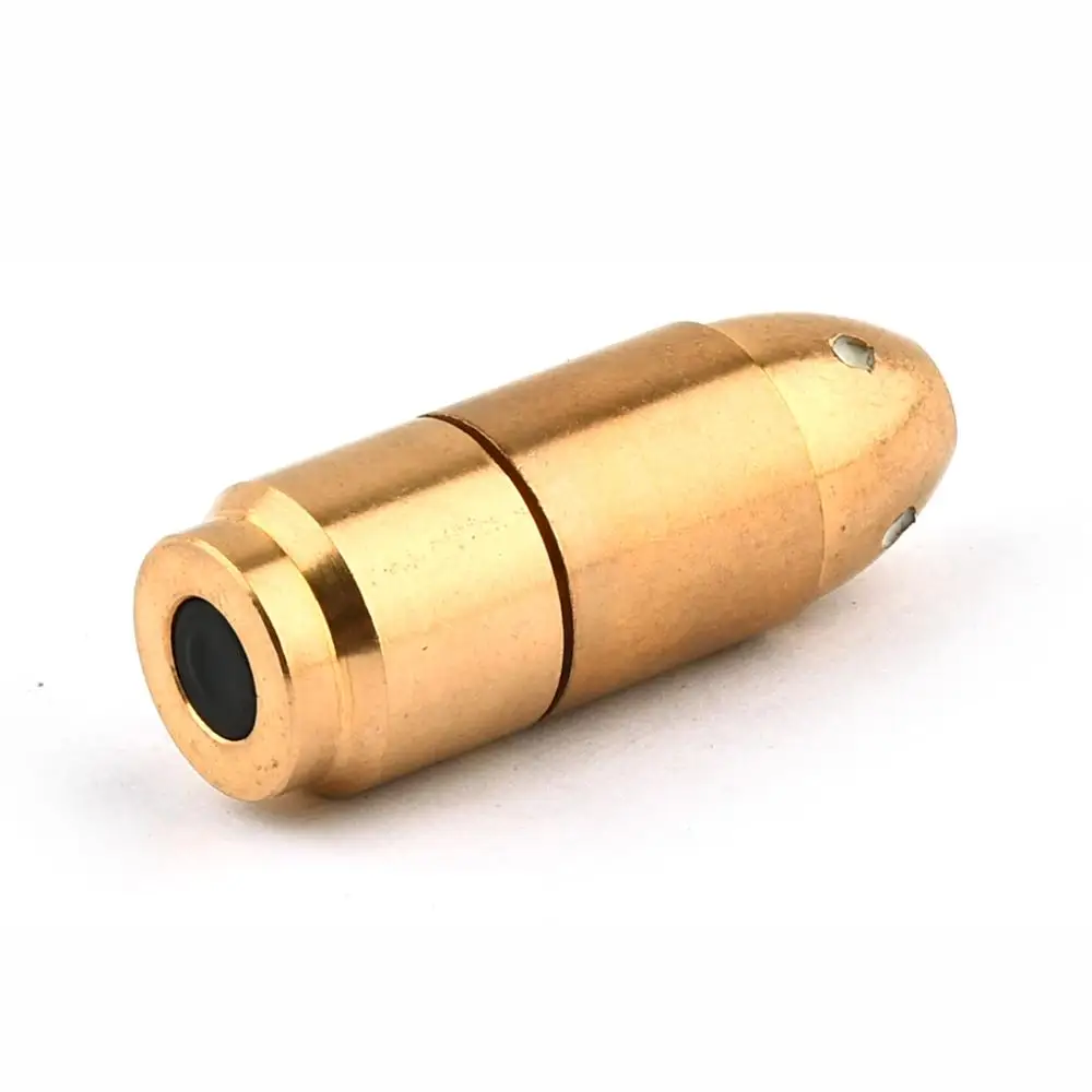 Тренировочная пуля 45 ACP красная точка Лазерная пуля тренировочный пистолет диаметр лазерного прицела патрон Boresight с вкл/выкл крышкой, более удобный