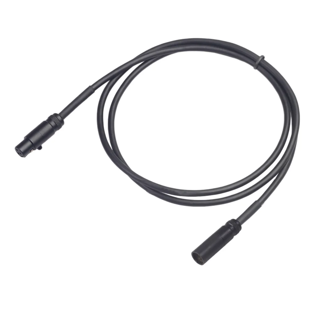 

0.3m Mini XLR Male to Female Microphone Wire Audio Extension Cable Mic Wire Cord for Video Camera DSLR (Black)