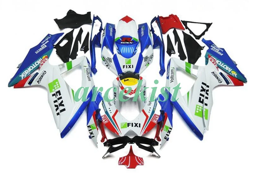 

4 Free Gifts New ABS Fairings Kit Fit For GSX-R600 GSX-R750 08 09 10 R600 R750 K8 GSXR 600 750 2008 2009 2010 Cool FIXI